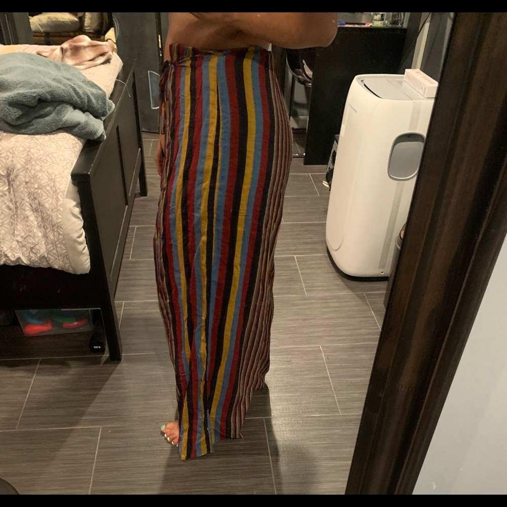 Striped split pants - Picture 4 of 9